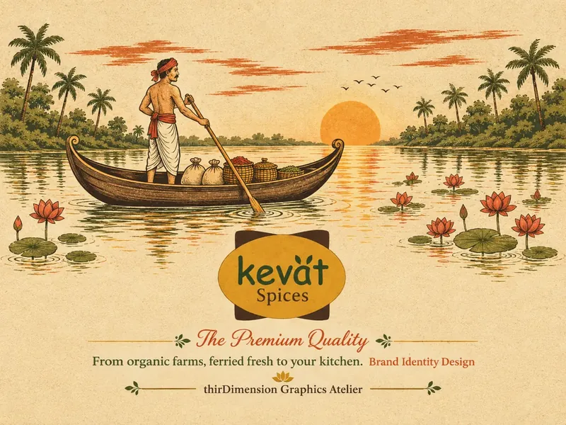 Kevät Spices brand identity